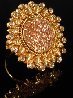 Designer Polki Finger Ring